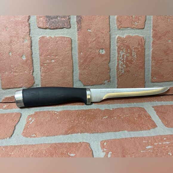 Hampton Forge Epicure 6” Boning Knife Black Soft Grip Handles Superior Steel EUC - Picture 5 of 11